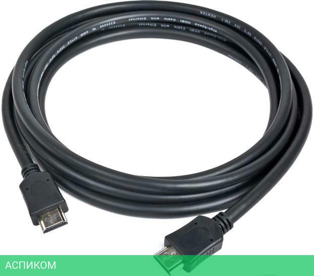 Кабель Cablexpert HDMI CC-HDMI4-10M 10м, v2.0, 19M/19M черный