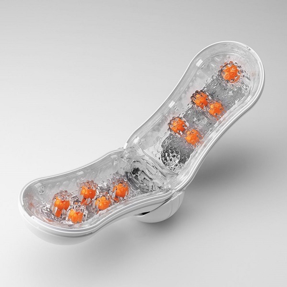 Мастурбатор 17,8см Tenga Flip Orb Orange Crash TFO-002