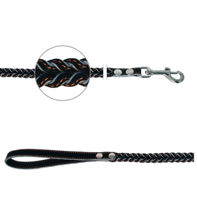 Поводок кожаный "Коса", 14*1100мм, Gamma