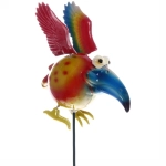 Фигура на спице «Птица счастья» 14*40см для отпугивания птиц