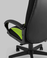 Кресло игровое TopChairs ST-CYBER 9 черный/зеленый