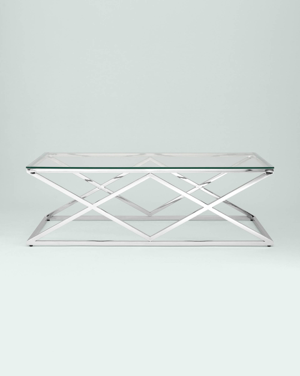 Журнальный стол 120*60 ИНСИГНИЯ серебро