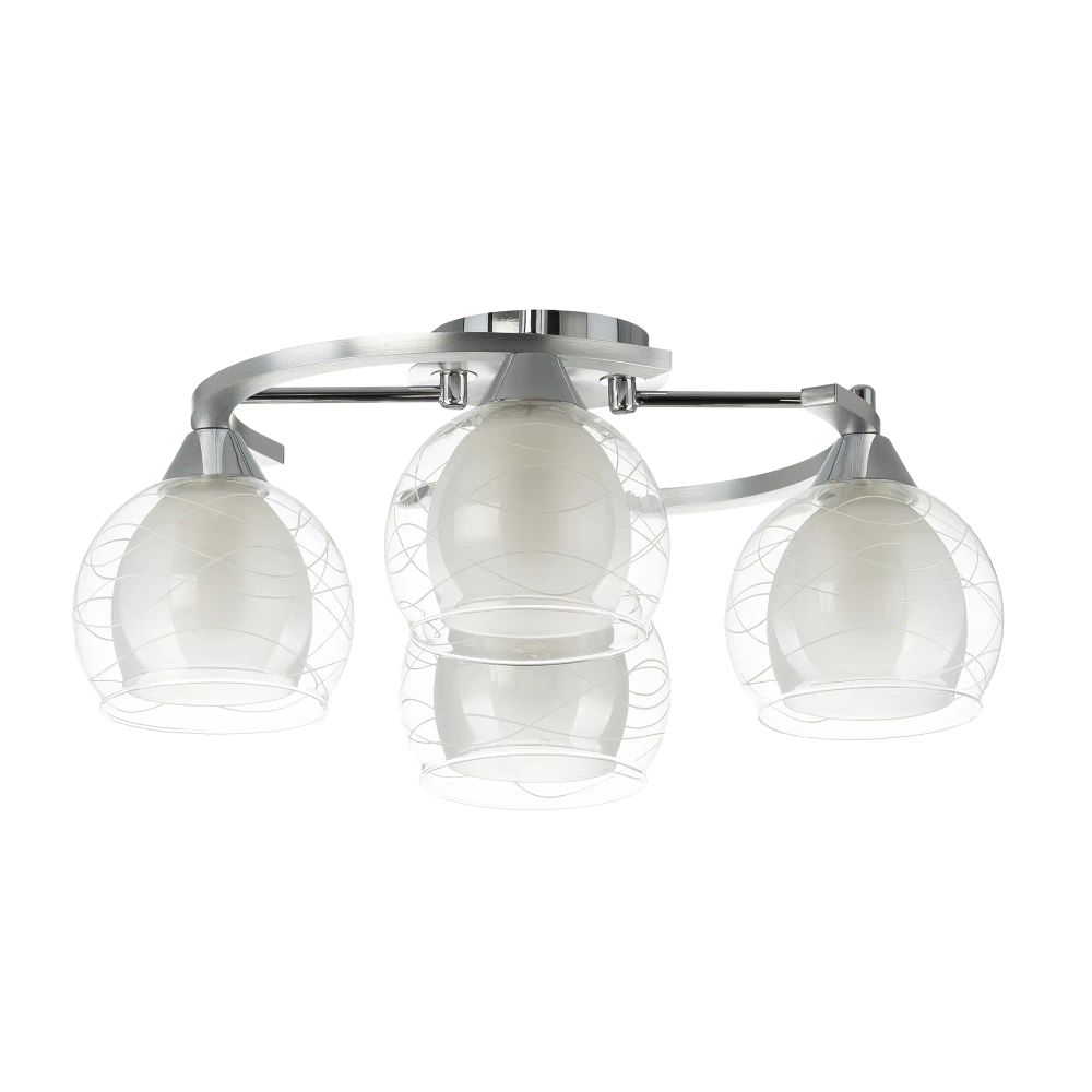 Citilux Буги CL157142 Люстра потолочная Алюминий Хром