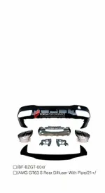 Обвес переделка для MERCEDES BENZ AMG GT X290 GT43 GT50 GT53 ДО GT63 2018+ АМГ Мерседес Бенц