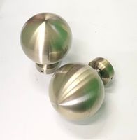 Наконечники для кованых карнизов d35 мм, цвет бронза