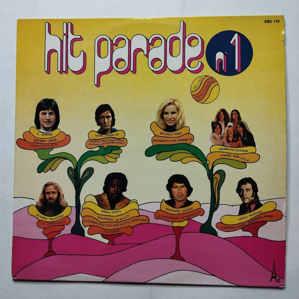 Винтажная виниловая пластинка LP Hit Parade № 1 Belong Today People (France 1974) Barry White