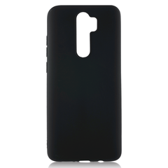 Силиконовый чехол Mat TPU матовый для Xiaomi Redmi Note 8 Pro (Черный)