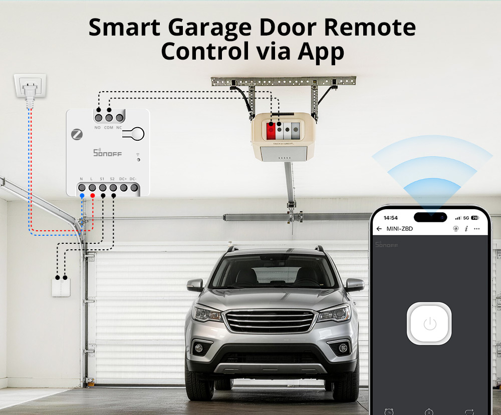 Реле ZigBee SONOFF MINI-ZBD сухой контакт