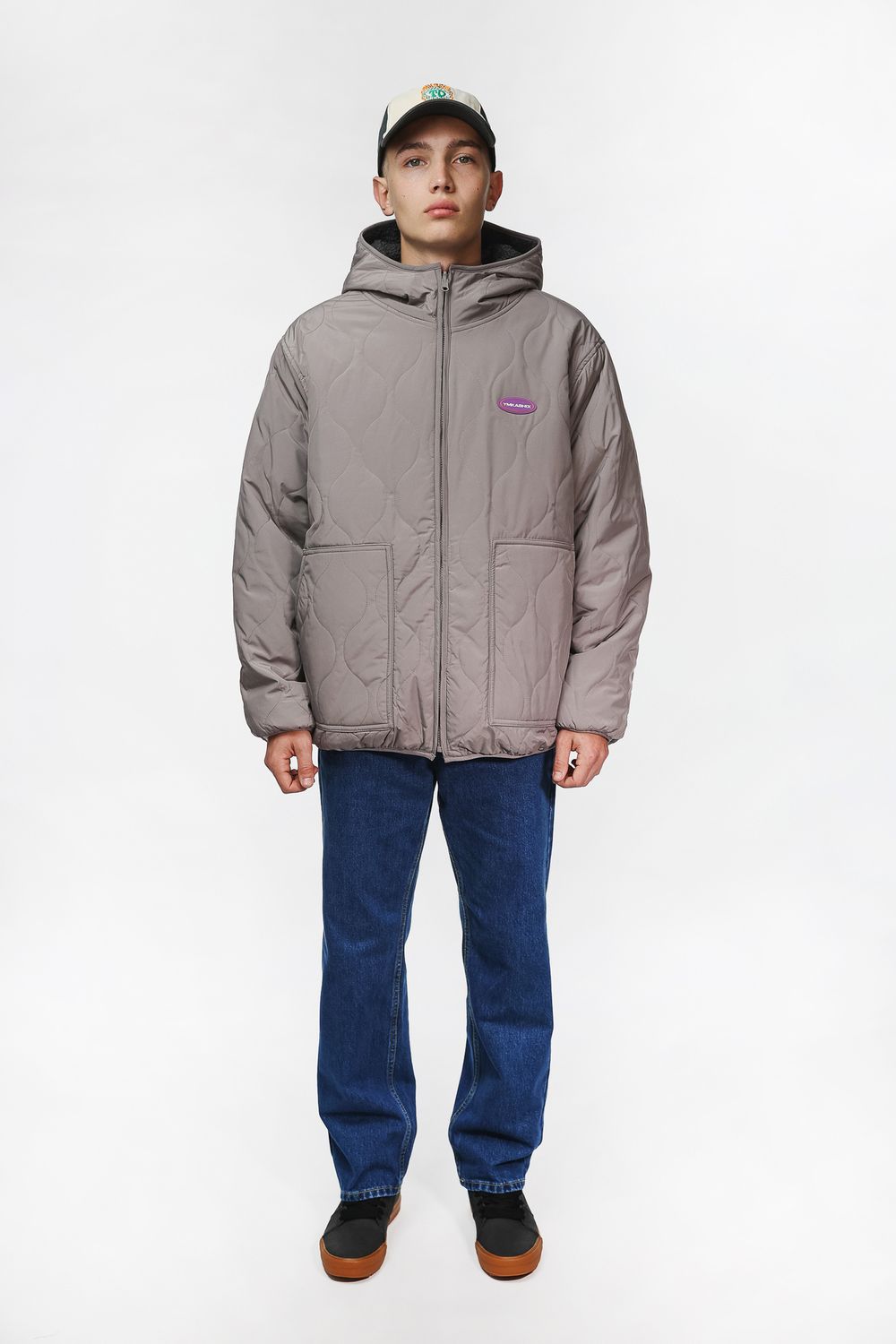 Куртка Ymkashix двухсторонняя Liner серая