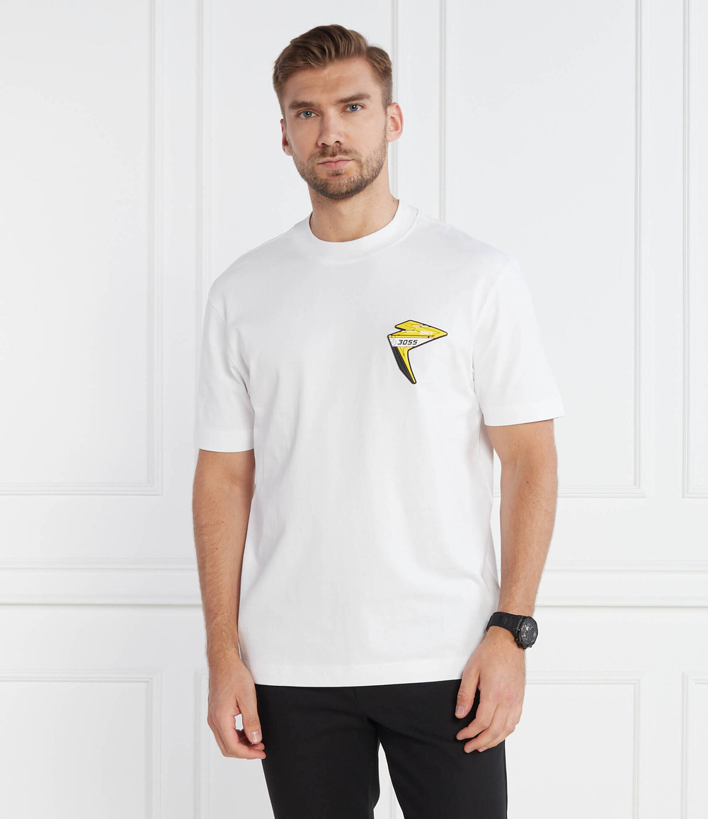 Футболка TeeBikerGear BOSS ORANGE - белый(50498409)