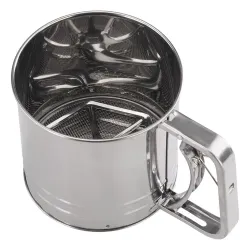 Сито 12,2 см h12,4 см кружка с механизмом нерж. мелкая сетка l 18,8 см P.L. Proff Cuisine