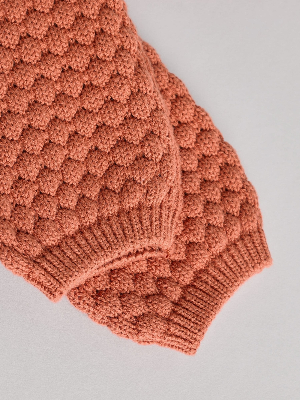 Вязаный кардиган для малышей Next K82-413, Кирпичный