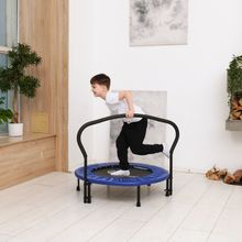 Батут с поручнем DFC JUMPFIT 36&#39;&#39; синий