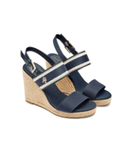 Босоножки WEBBING HIGH WEDGE Tommy Hilfiger - темно-синий(FW0FW08045)