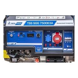 ТСС SGG 7500E3A бензогенератор с блоком АВР ТСС С 9000/400 л/з 021303/190027