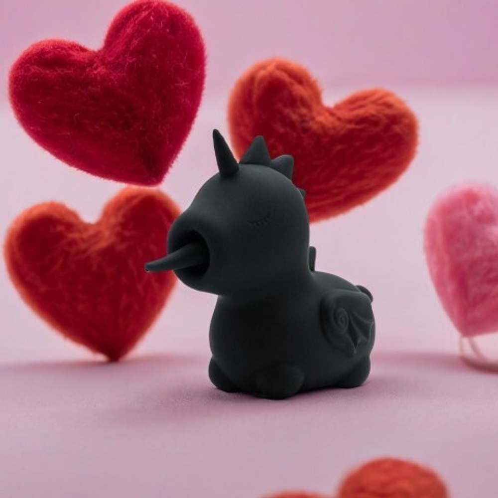 Вибромассажер Unihorn Wild Spirit со стимуляцией язычком