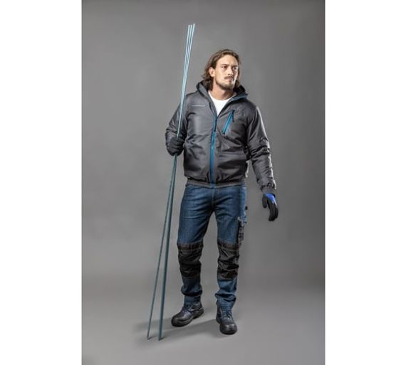 Куртка утепленная графитовая MOZEL Högert, арт. HT5K242