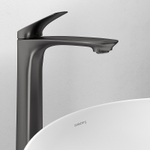 Смеситель для раковины Abelsberg Perfecta INF60102GM цвет Космическая сталь