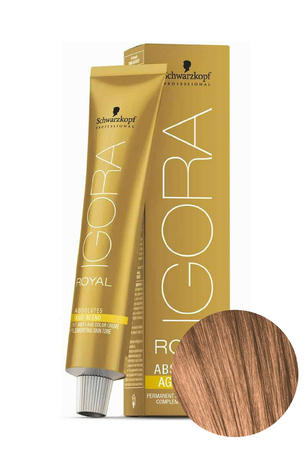 Игора  Абсолют эйдж бленд 8-07 Светлый русый натуральный медный 60 мл