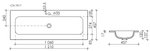Раковина Ceramica Nova Element 120 см CN7017 белый