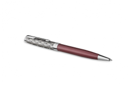 Шариковая ручка Parker Sonnet Premium Refresh RED CT, стержень: M, цвет чернил: black , в подарочной упаковке