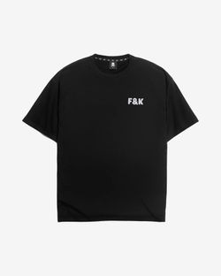 Футболка оверсайз F&K черная