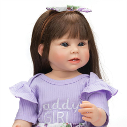 Кукла Реборн виниловая 55см в пакете (FA-001)