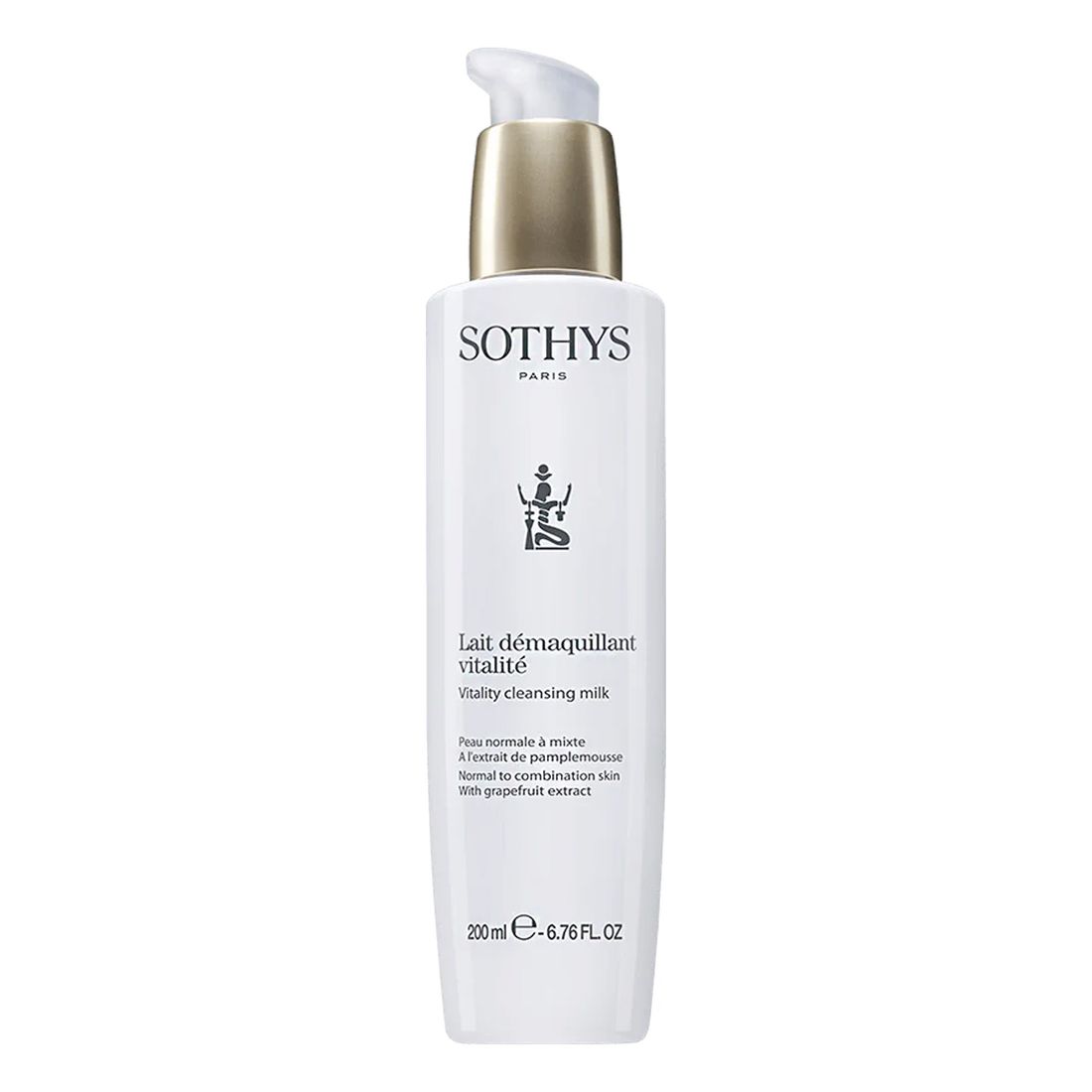 Очищающее молочко c грейпфрутом SOTHYS Vitality Cleansing Milk 200мл