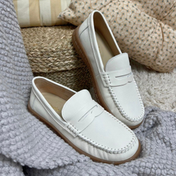 Женские мокасины Ortosalon 239-2 белые