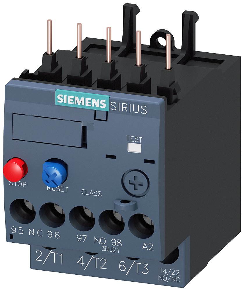 Реле перегрузки 0.14-0.20 A, для защиты электродвигателя, SIEMENS 3RU2116-0BB0