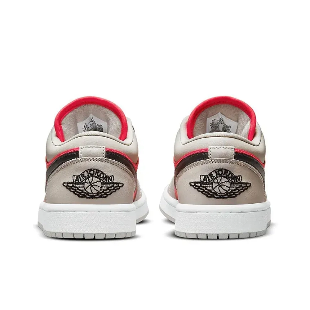 Женские кроссовки Air Jordan 1 Low 'Light Iron Ore Siren Red' DC0774-060