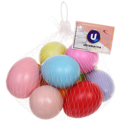 Муляж «Пасхальные яйца» 10шт в сетке