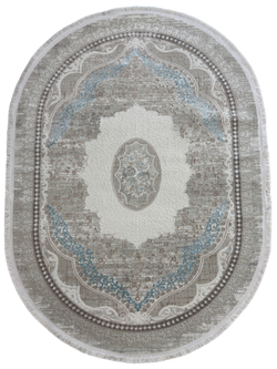 Ковер Amatis Lux 36548A L.Beige/Blue Овал