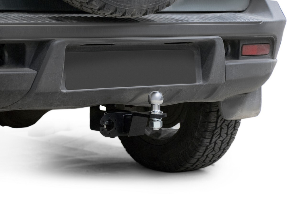 Фаркоп под квадрат c электрикой Smart для Chevrolet Niva 2002-2020, шар E, 1200/75 кг, F.6016.004