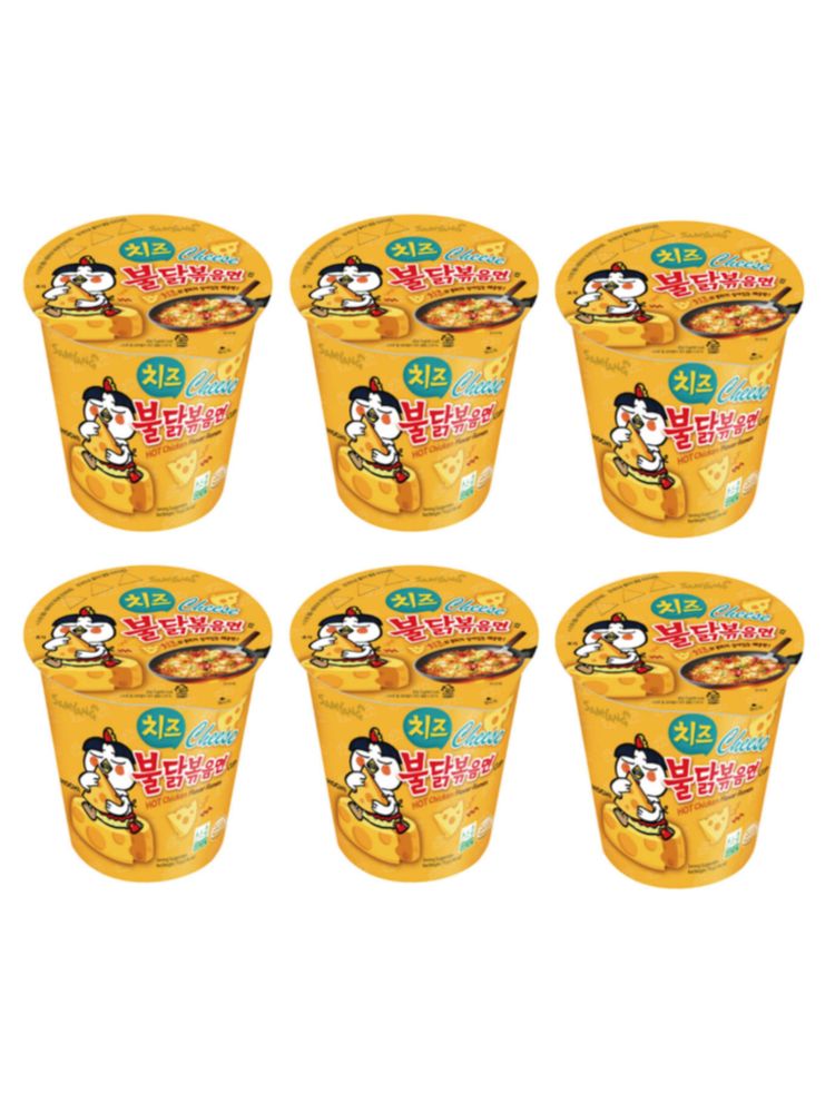 Лапша Samyang Острая курица с сыром 70 г 6 шт