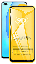 Защитное стекло Honor 50 Lite (черный) 9D тех.упаковка