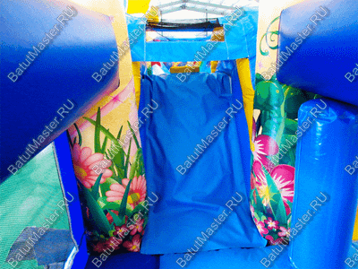 Надувной батут "Белый мишка" 7*5*2.7 м