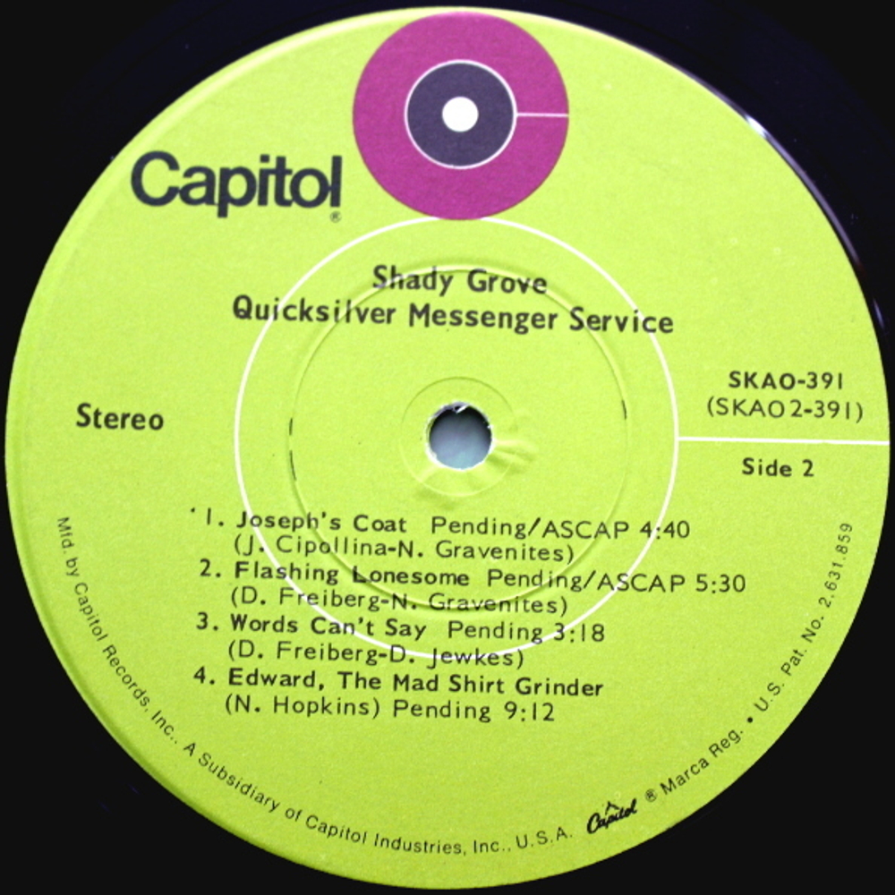 Quicksilver Messenger Service / Shady Grove (LP)