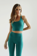 Топ Varsity Top in Green