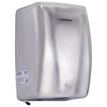 Сушилка для рук ВЫСОКОСКОРОСТНАЯ АНТИВАНДАЛЬНАЯ SONNEN K2020, 1000 Вт, 100 м/с, IPX3, 72 дБ, нержавеющая сталь, 607193