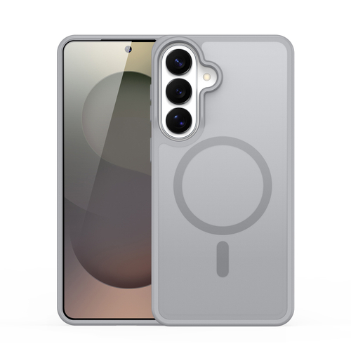 Чехол серого цвета с MagSafe для Samsung Galaxy S26+ Плюс, серия Yind Series от Dux Ducis