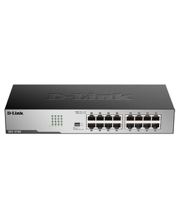 Коммутатор D-Link DGS-1016D / J1A Неуправляемый коммутатор с 16 портами 10 / 100 / 1000Base-T