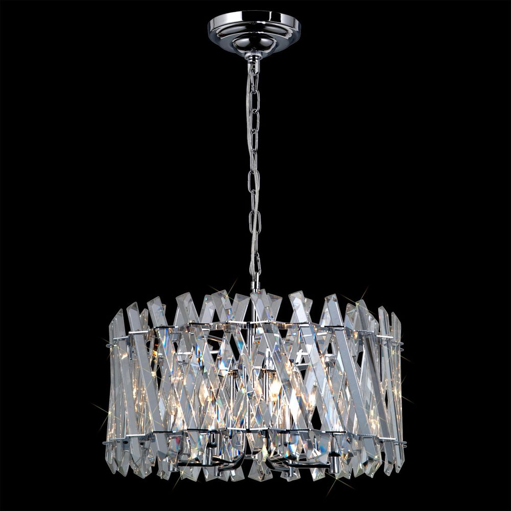 Citilux Ингвар CL334261 Люстра подвесная хрустальная Хром