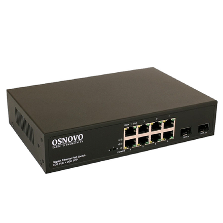 Коммутатор на 8 PoE портов Osnovo SW-80802(150W)