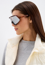 Спортивные очки 100% Glendale / Matte Translucent Brown Fade / HiPER Silver Mirror Lens