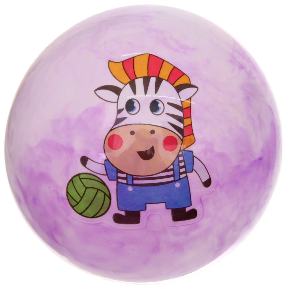 Мяч 22 см «Зверята с мячиком», (50г)