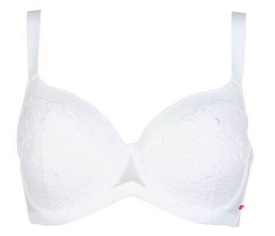 Бюстгальтер-балконет с формованной чашкой S1 (Размер: 6C) (Цвет: белый)