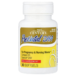 21st Century, ДГК для беременных, 30 мягких таблеток (200 мг в 1 капсуле)