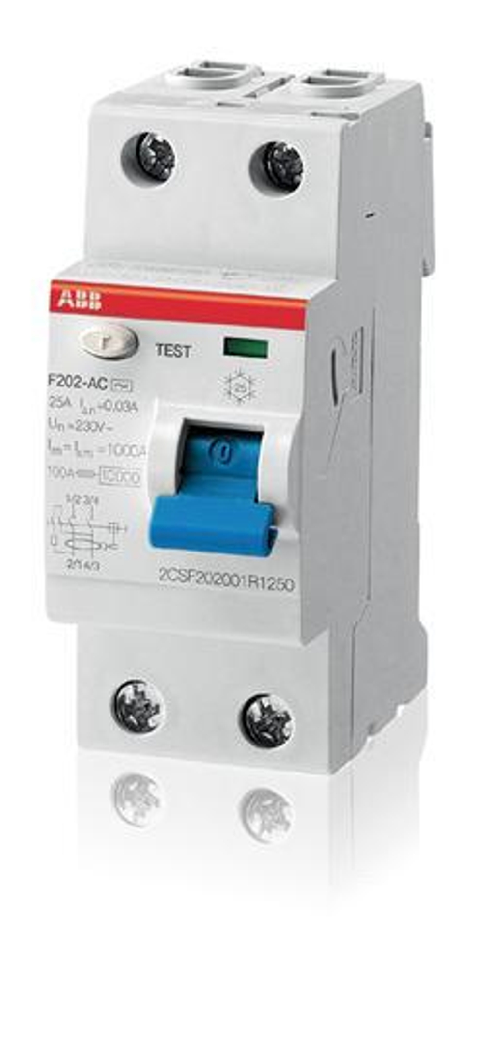 Выключатель дифференциального тока (ВДТ, УЗО)  ABB 2CSF202101R1400