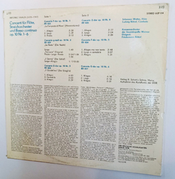 Винтажная виниловая пластинка Antonio Vivaldi Вивальди Johannes WalterKammerorchester Der Staatskapelle Weimar Friedemann Batzel Flotenkonzerte Op. 10 (GDR 1978)